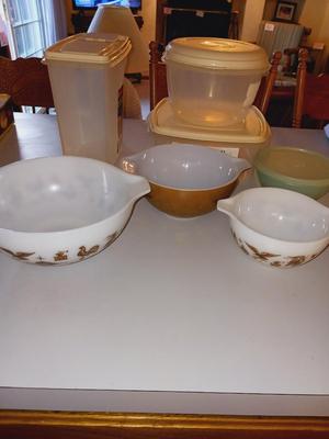 PYREX AMERICANA OVENWARE AND FOOD STORAGE CONTAINERS