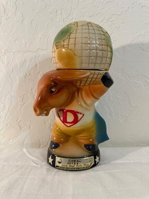 FULL JIM BEAM DONKEY CARRYING THE WORLD ON HIS SHOULDERS