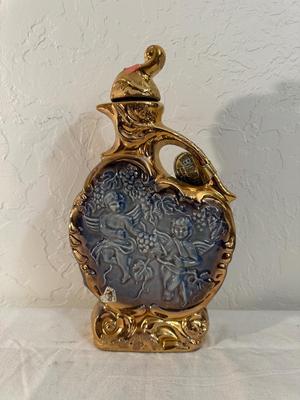 FULL JIM BEAM SEALED CHERUBS DECANTER