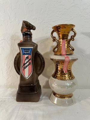 FULL JIM BEAM 1968 RUIDOSO DOWNS & 1979 DECANTER