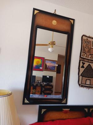 2 ASIAN STYLE WALL MIRRORS