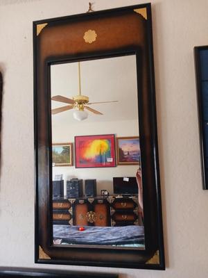 2 ASIAN STYLE WALL MIRRORS