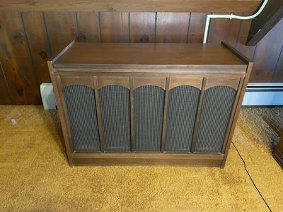 Silvertone Radio Cabinet and Record Player