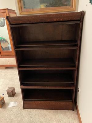 Antique Tiger Oak Barrister Bookcase