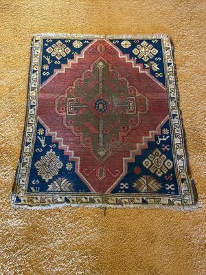 Antique Mini Turkish Rug