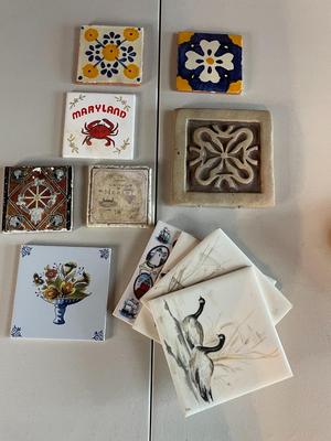Vintage Ceramic Hot Plates and Coasters