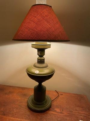 Vintage Avocado Lamp