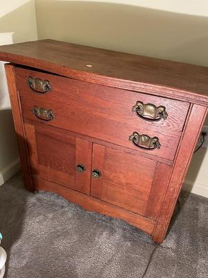 Vintage Two Drawer Dresser (Loose Top)
