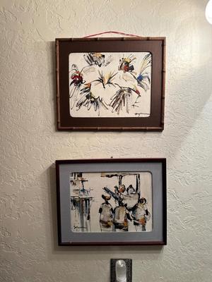 2 OIL PAINTINGS BY THE SAME ARTIST