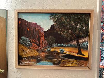OIL PAINTING BY ARTIST D MANSUA