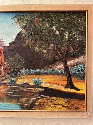 OIL PAINTING BY ARTIST D MANSUA