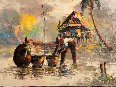 2 SIGNED OIL PAINTINGS