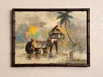 2 SIGNED OIL PAINTINGS