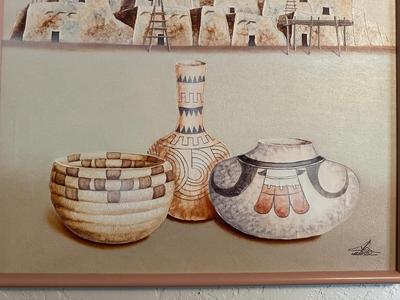 2 SIGNED SOUTH WEST THEMED PAINTINGS