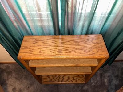 SOLID WOOD BOOKCASE W/ADJUSTABLE SHELVES