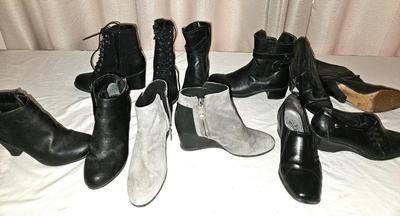 6 Pairs of Boots Size 6.5 N