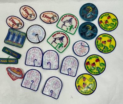 Girl Scouts GSUSA Activity patches lot - camping, overnights, Nut Sales, Rededication, etc