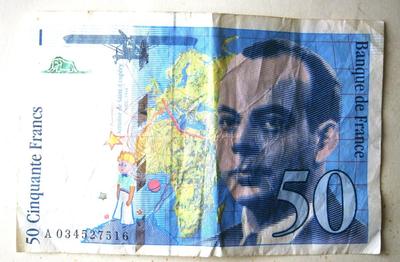 FRANCE 1993 50 franc Banknote