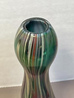 1900s Rindskopf Art Nouveau Multi-Color Vase