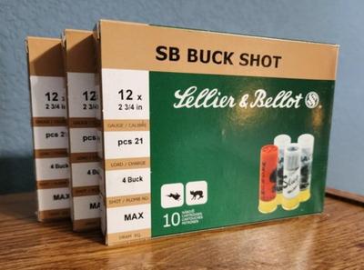 (3) Brand New Boxes Of LELLIER & BELLOT 12 Gauge Shotgun Firearm Ammunition #1