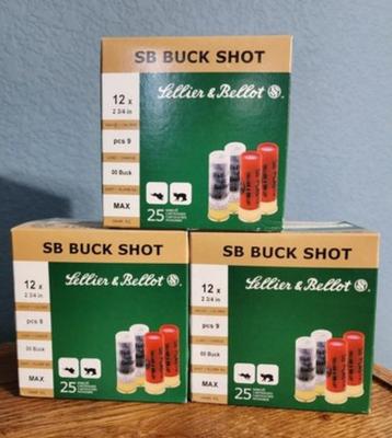 (3) Brand New Boxes Of LELLIER & BELLOT 12 Gauge Shotgun Firearm Ammunition #4
