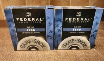 (2) Boxes Of 12 Gauge FEDERAL 2 3/4" Shotgun Shells