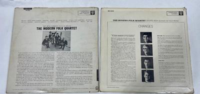 (2) Vintage Vinyl 33RPM Record Albums by The Modern Folk Quartet