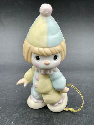 Precious Moments 1985 Animal Circus Clown Enesco bisque china figurine