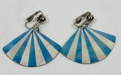 Vintage Costume Clip-on Dangling Earrings