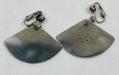 Vintage Costume Clip-on Dangling Earrings