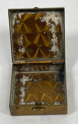 Vintage Brass Pill Box or Snuff Box