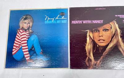 (2) Vintage 33RPM Vinyl Albums: Nancy Sinatra
