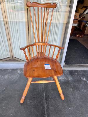 Vintage 1800s Wooden Colonial S Bent Brothers handmade chair