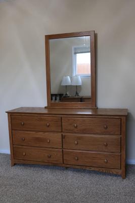 Six Drawer Dresser with Mirror - Excellent Condition!