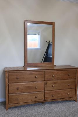 Six Drawer Dresser with Mirror - Excellent Condition!