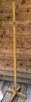 Vintage Wooden Three Hook Coatrack