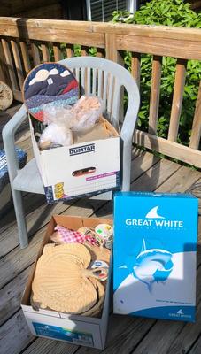 Crafting Lot One | Reeds, Sewing Patterns, Ribbon, and Repairs