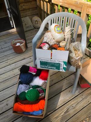 Crafting Lot Two | Yarn, Macrame, and Beads