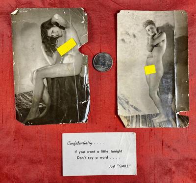 "ADULT" War Photos with a Calling Card