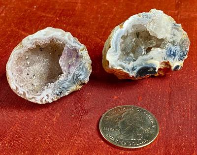 Pair of Miniature Geodes
