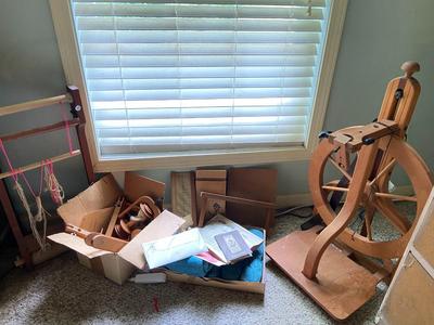 Vintage Schacht Spinning Wheel