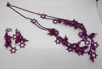 Earrings & Necklace, vintage jewelry