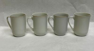 Set of 4 Ceramic Norman Rockwell Coffee Mugs