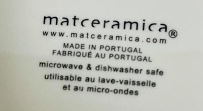 Matceramica made in Portugal Ceramic platter Polka Dors