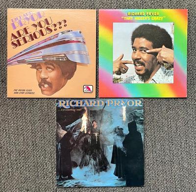 3 Richard Pryor Comedian Vintage 33PRM Vinyl Record Albums