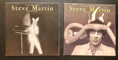 2 Steve Martin Vintage 33PRM Vinyl Albums