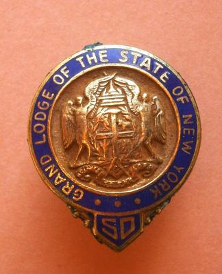 Masonic Grand Lodge Of The State Of New York 50 Year Lapel Pin