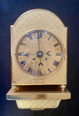 Andrea Huber Gold-tone Mantel Clock