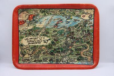 BUNNY MATTHEWS - Vic and Nat'ly's (4) Bamboo Trays