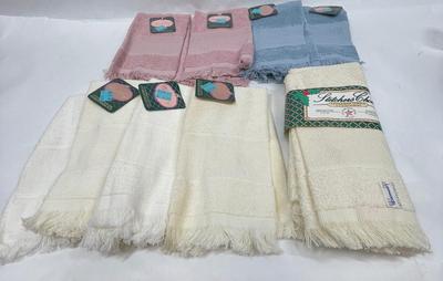 Big Lot of Guest Towel Finger Towel New in Package Border Ready for Cross-stitch design of your choicer